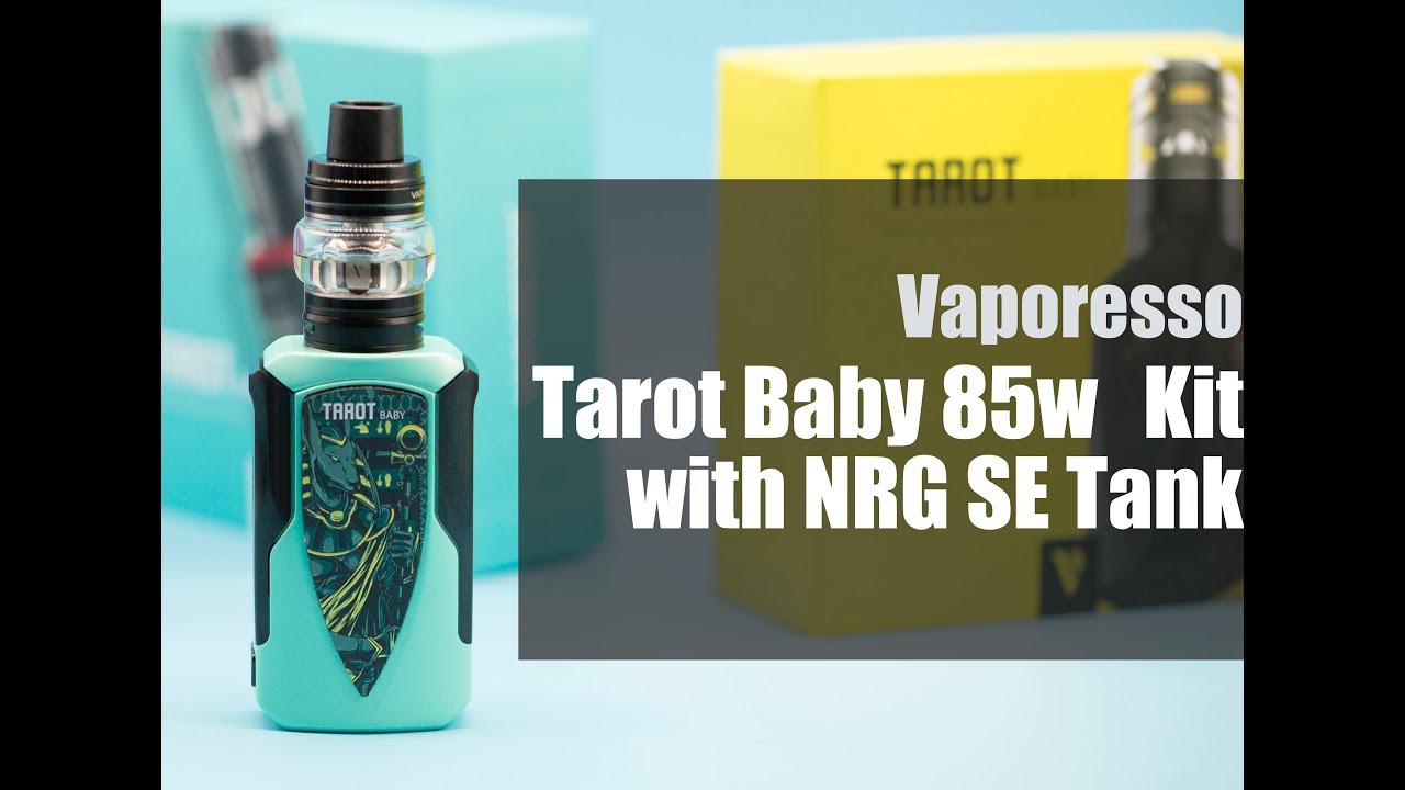 Vaporesso Tarot Baby 85w Kit with NRG SE Tank | Fasttest fire rate | 2500mAh | Ceramic & Mesh Coil