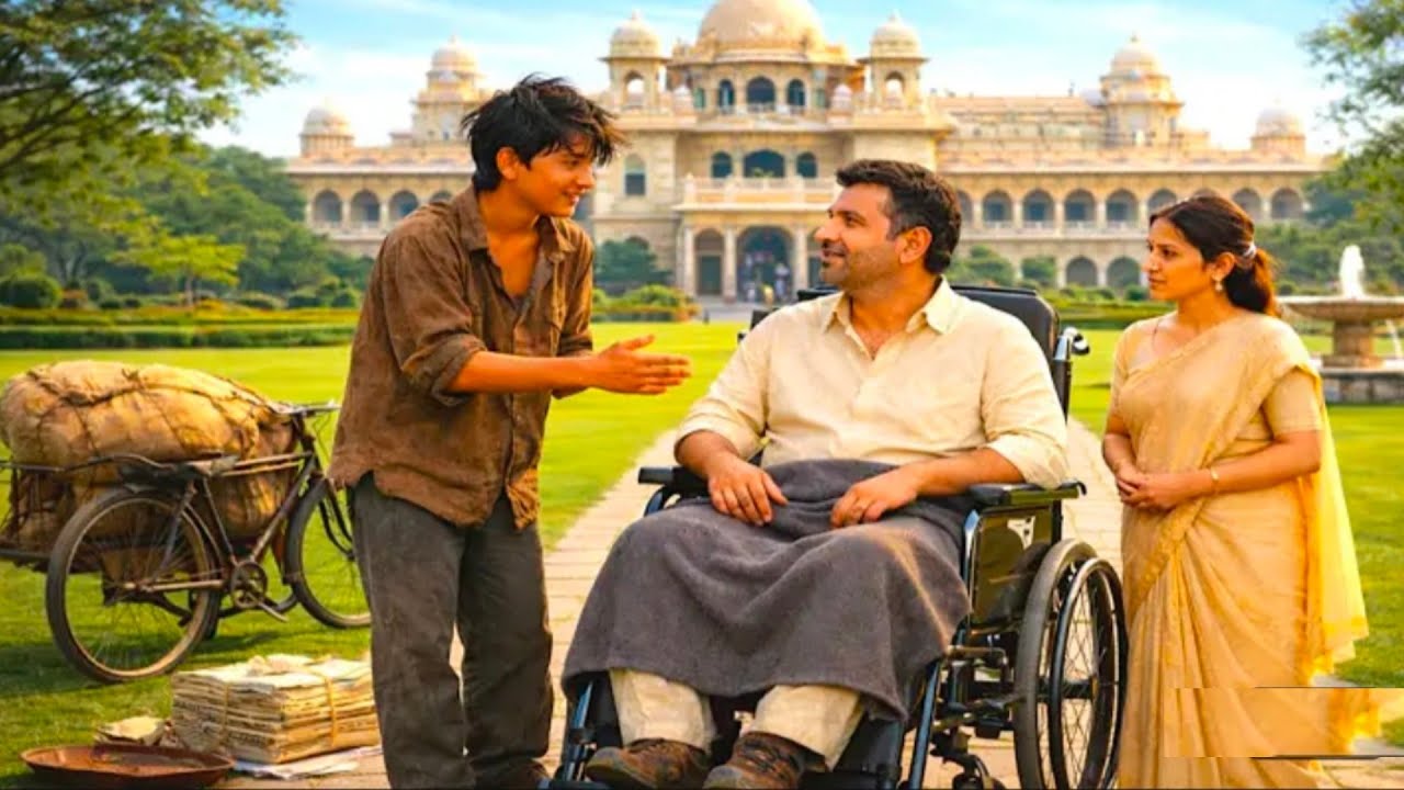 குப்பை வியாபாரி பையன் பணக்காரனின் வீட்டை அடைந்தான்... சக்கர நாற்காலி உரிமையாளரிடம் - 'நான் உன்னை...