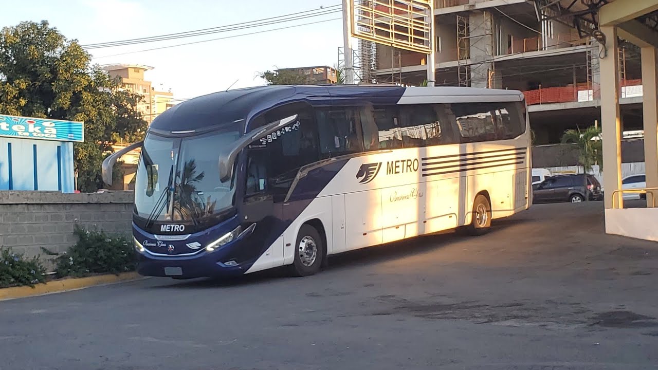 Viajando en un Marcopolo G8 paradiso 1200 Volvo B380R de Metro Autobuses (Santiago X Santo Domingo)