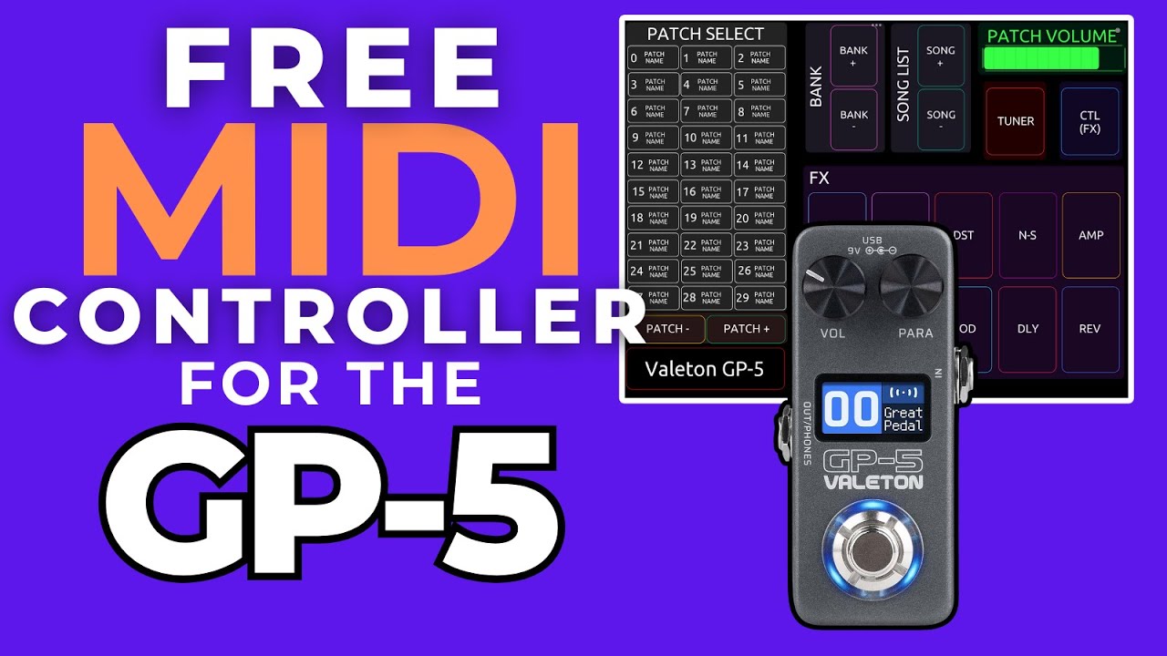 GP-5 and TouchOSC - Create a Custom MIDI Controller