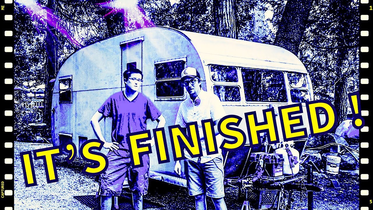 Vintage Camper Trailer Tour! DIY Restoration! 1950 Boles Aero