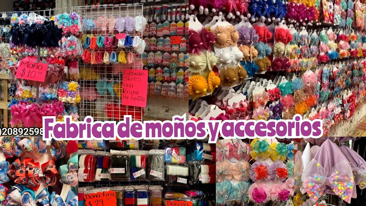 Fabrica de MOÑOS Y ACCESORIOS DE CABELLO 😱 A Increibles PRECIOS para hacer NEGOCIO Y GANAR DINERO 💸