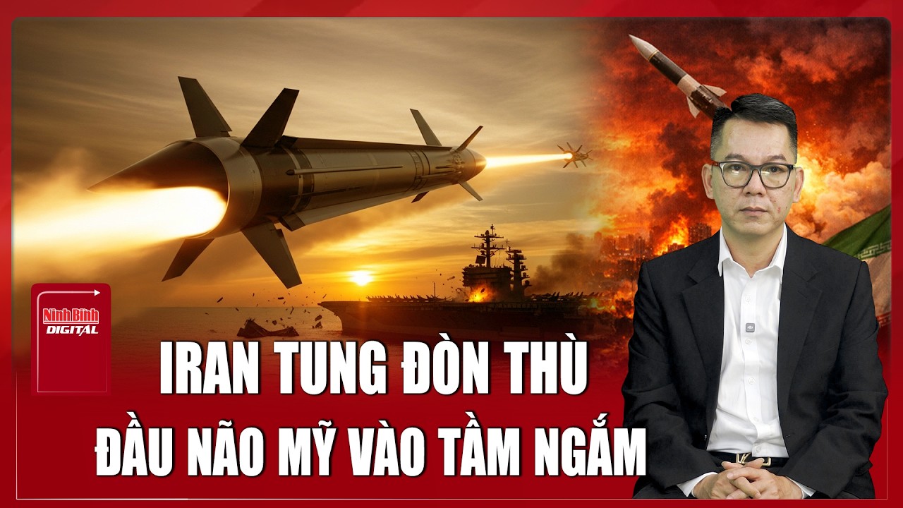 Đạn đạo Iran khai hỏa vào tàu sân bay Mỹ: Trả đũa quân sự hay màn phô diễn sức mạnh?