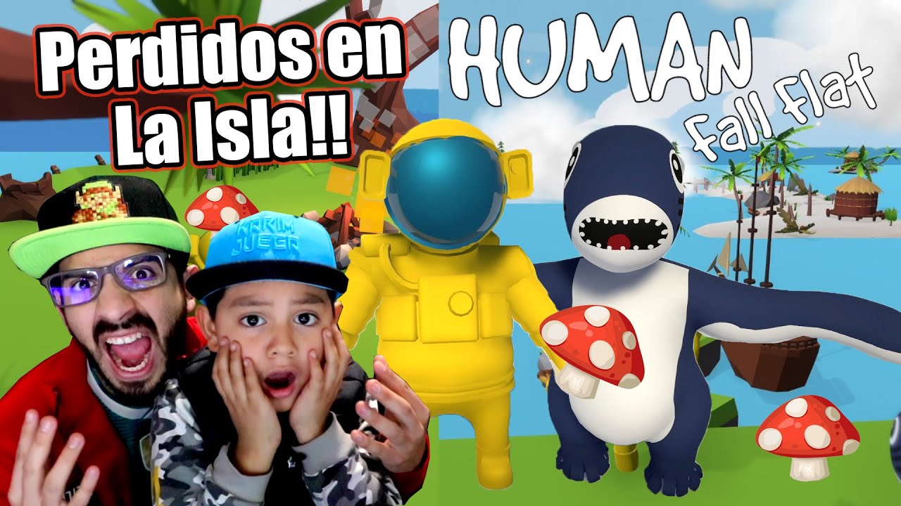Perdidos en el Mundo de Plastilina | DESASTRES EN HUMAN FALL FLAT | Juegos Karim Juega