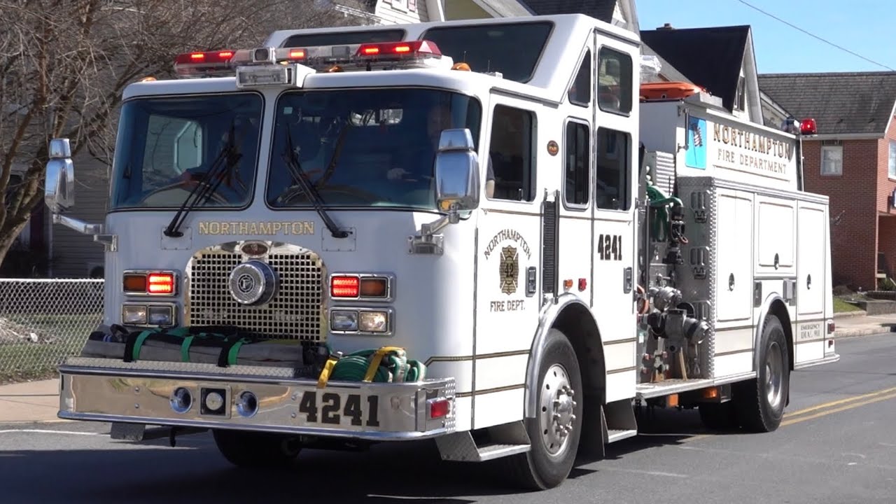 Northampton Fire Department Rescue 4241 Responding 3/8/24