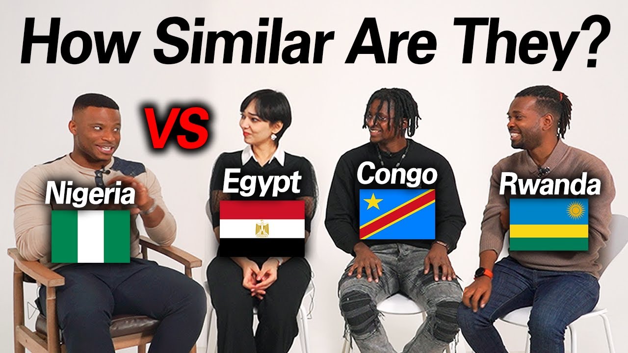Can African Countries Understand Each Other? (Egypt, Nigeria, Democratic Republic of Congo, Rwanda)