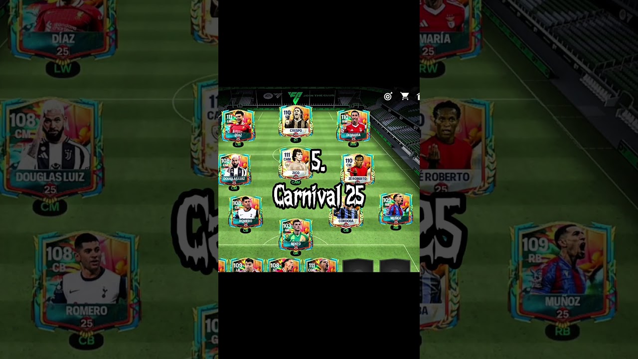Top 5 best scouting camp team☠️ #fifamg #fifamobile #fcmobileid #footballgame #fcmobilezone
