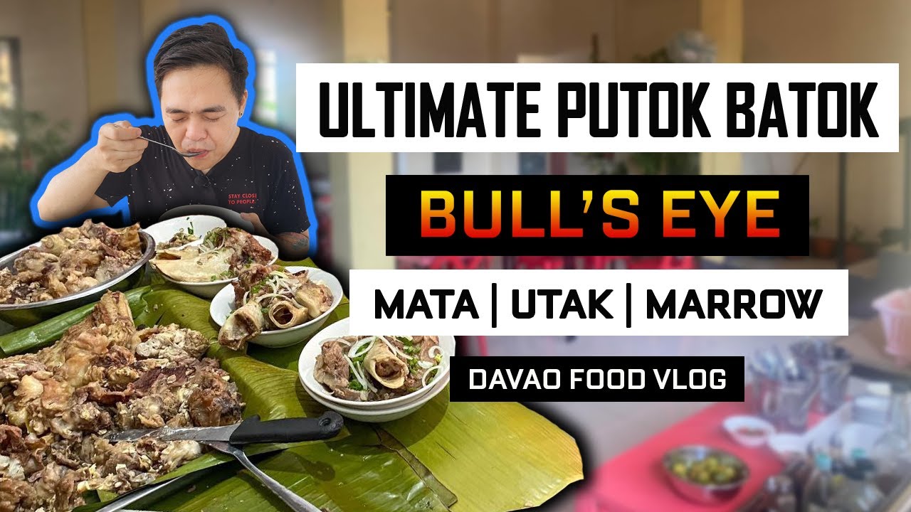 Ultimate Putok Batok Food Trip | Bull's Eye Sandawa | Mata, Utak, Bone Marrow Baka | Davao Food Vlog