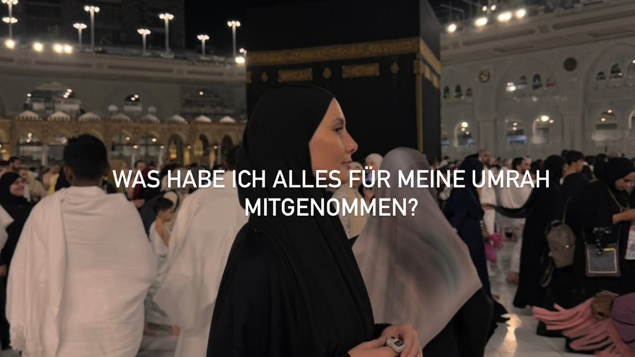 Pack mit mir für meine Reise nach Mekka und Medina ✨