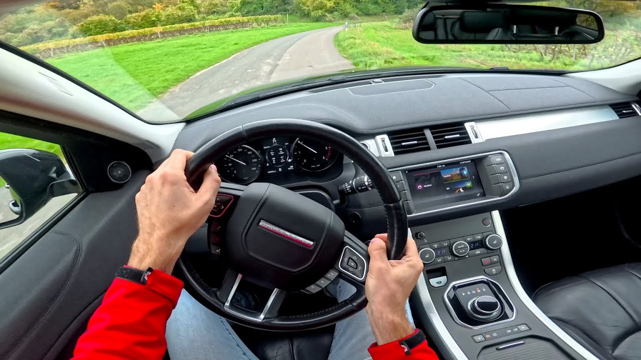 2017 Range Rover Evoque TD4 [2.0 - 150 HP] POV Test Drive | 0-100 Acceleration