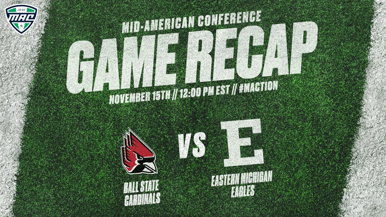 Condensed Game: Eastern Michigan 24, Ball State 9 | 11.15.25