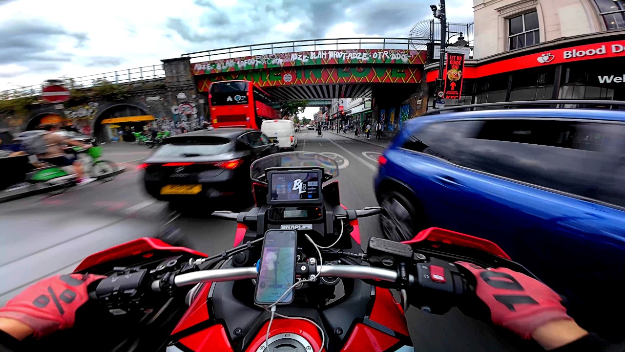 Riding my Africa Twin to Croydon, London 🇬🇧
