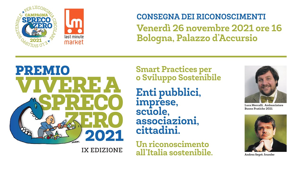 PREMIO VIVERE A SPRECO ZERO 2021 -  9&deg; edizione