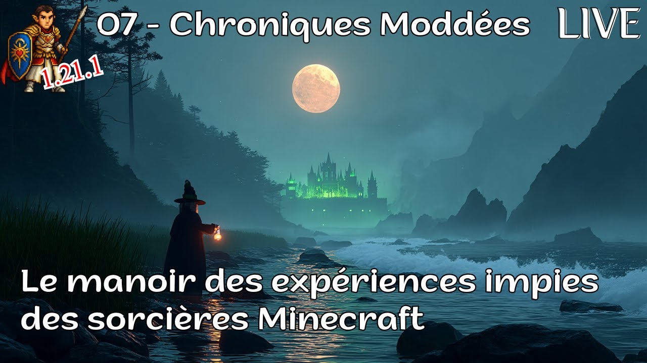 Royaume des Échos #07 – Expédition Manoir Maudit🕯️👻 | Sorcières, Expériences interdites Minecraft