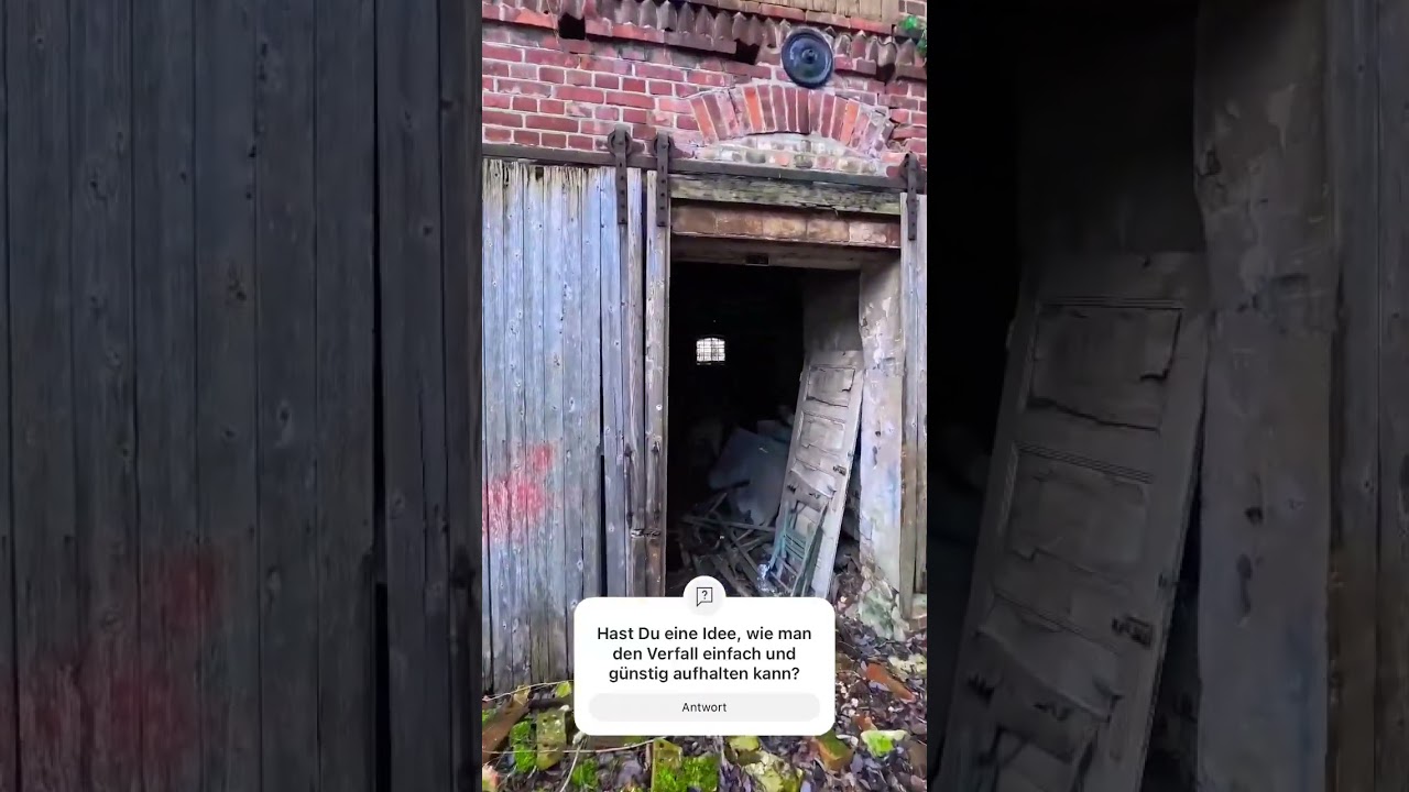 Den Verfall stoppen oder ist das ein hoffnungsloses Unterfangen? #lostplace #abandoned #sanierung