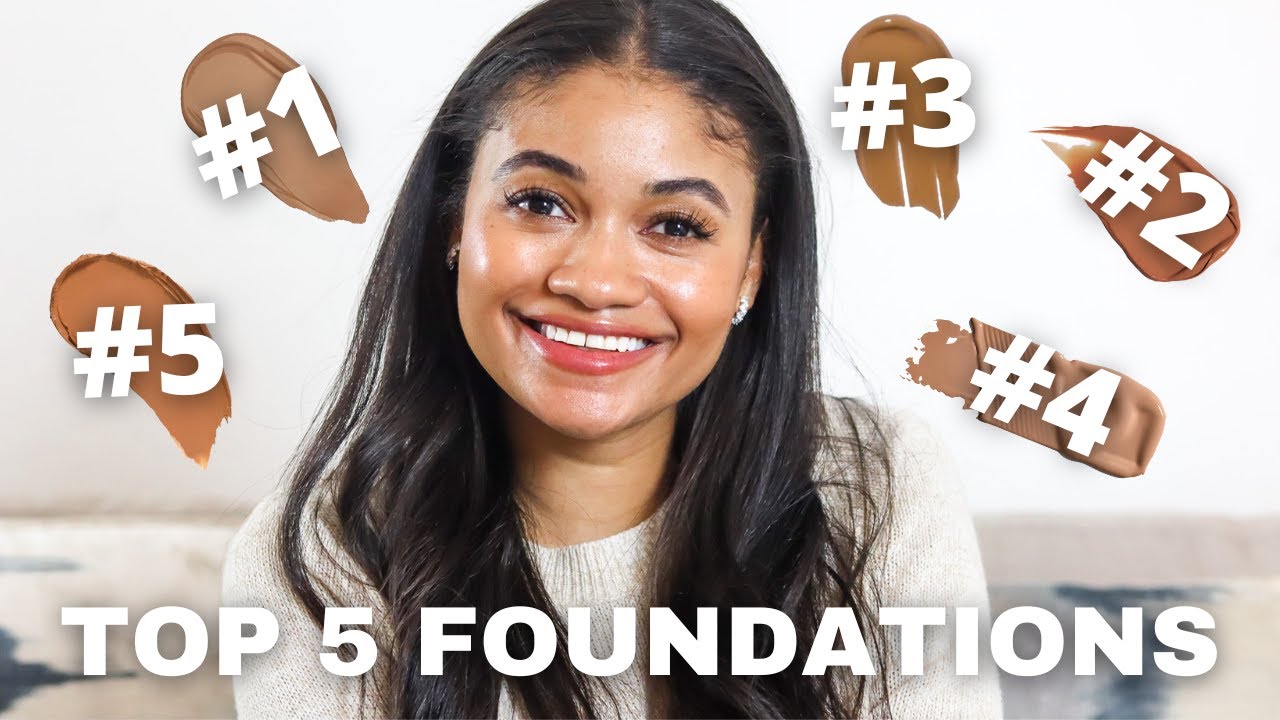 TOP 5 CLEAN BEAUTY FOUNDATIONS // my top 5 favorite clean beauty foundations!