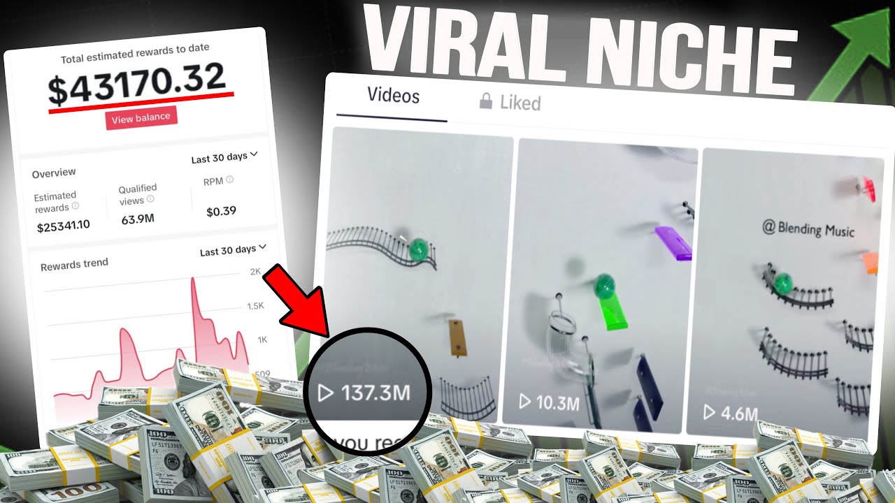 I Found The Most VIRAL Niche On TikTok! (Marble Music)