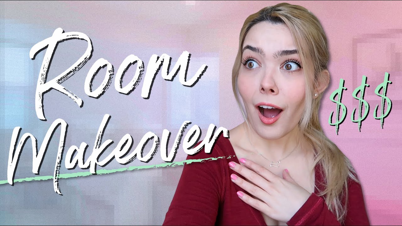quarantine room makeover (on a budget !!!) // 2021 Bedroom Decor Ideas Cozy & Clean Pastel