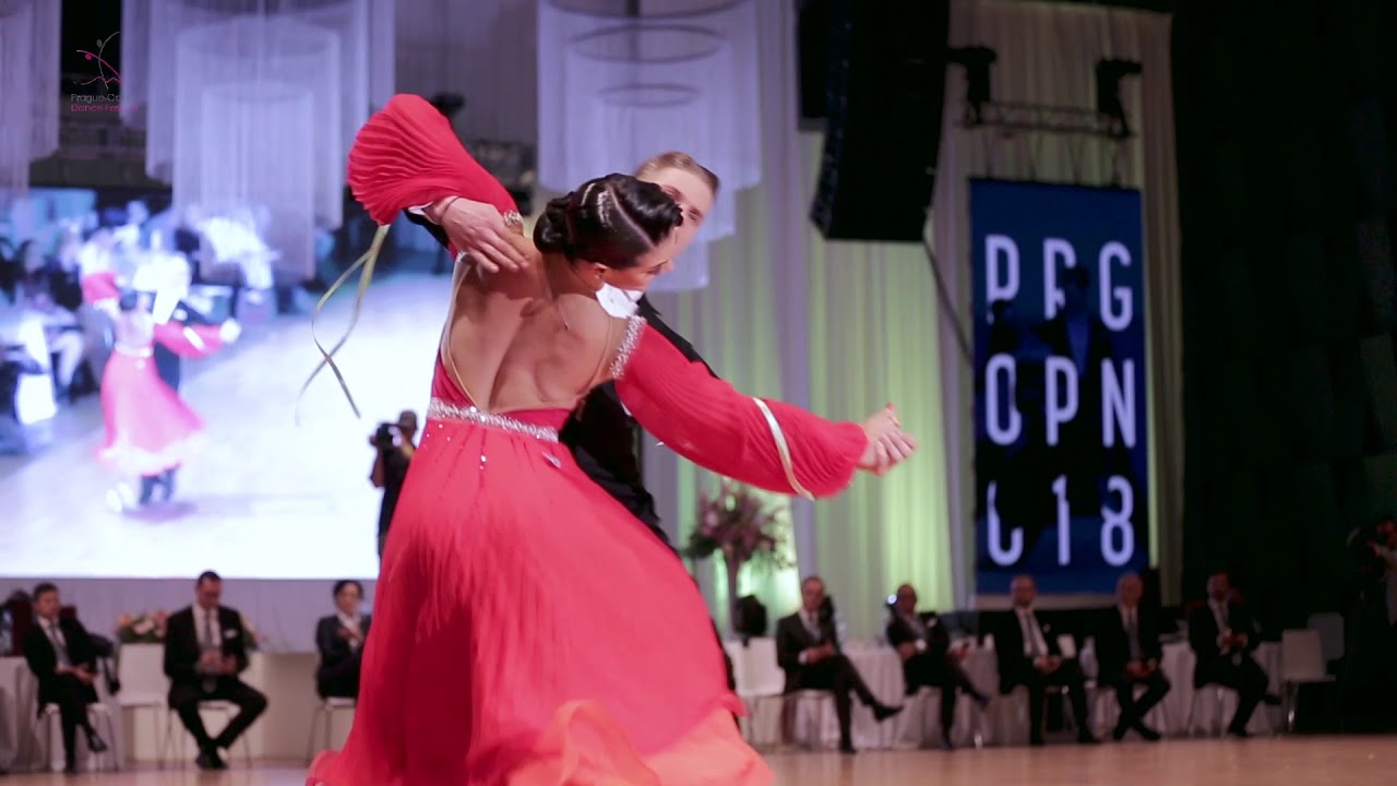 Madis Abel & Aleksandra Galkina EST | Prague Open 2018 | PODF | Solo Viennese Waltz