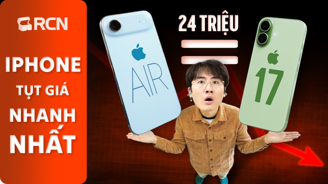 iPhone Air giá bằng iPhone 17. Chọn máy nào?