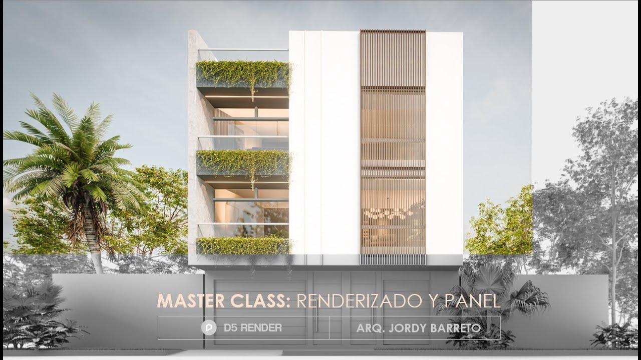 MASTER CLASS: Renderizado y Panel Arquitectónico - D5 Render / CorelDraw