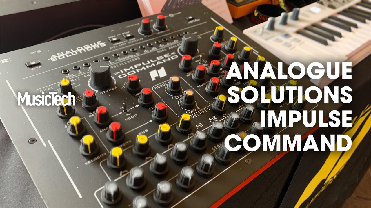 Superbooth 2019: Analogue Solutions’ Impulse Command synth recalls vintage 70s designs