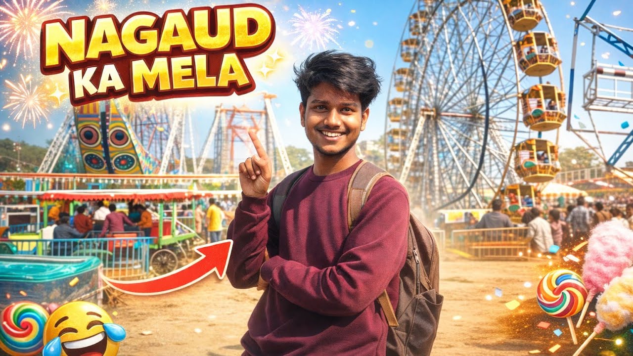 नागौद का मेला  Melaaaaa 2026 😋⚡|| New vlog video 💥 || sibbubhaiyavlog 👍