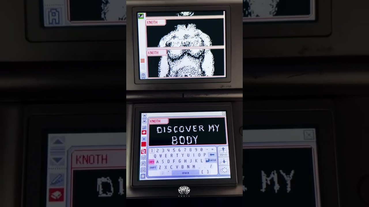 Discover My Body - Yames. Pictochat on DS. #analoghorror #horror #weirdcore #horrorgames