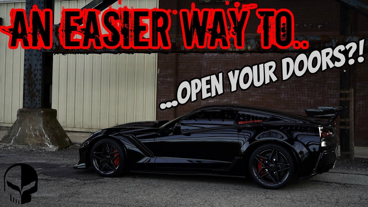 NO MORE FINGERPRINTS on your C7 Corvette door! Easy Corvette MOD!