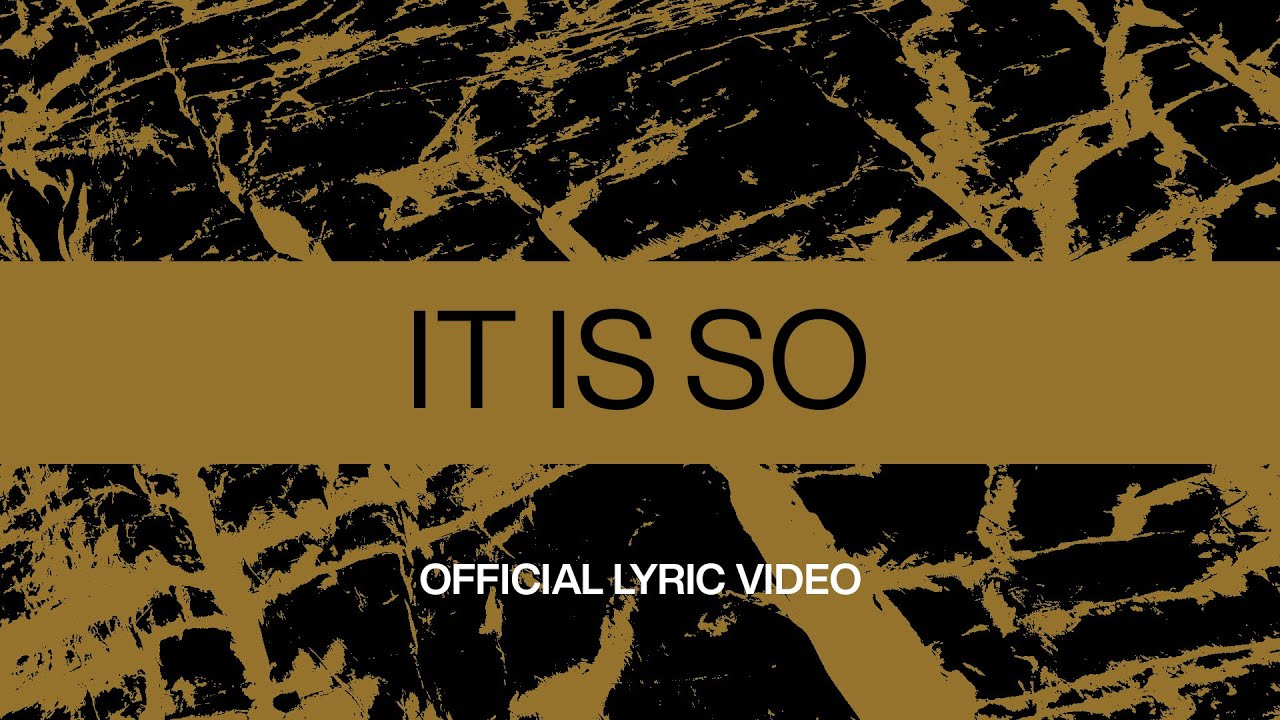 It Is So | Official Lyric Video | At Midnight | Elevation Worship