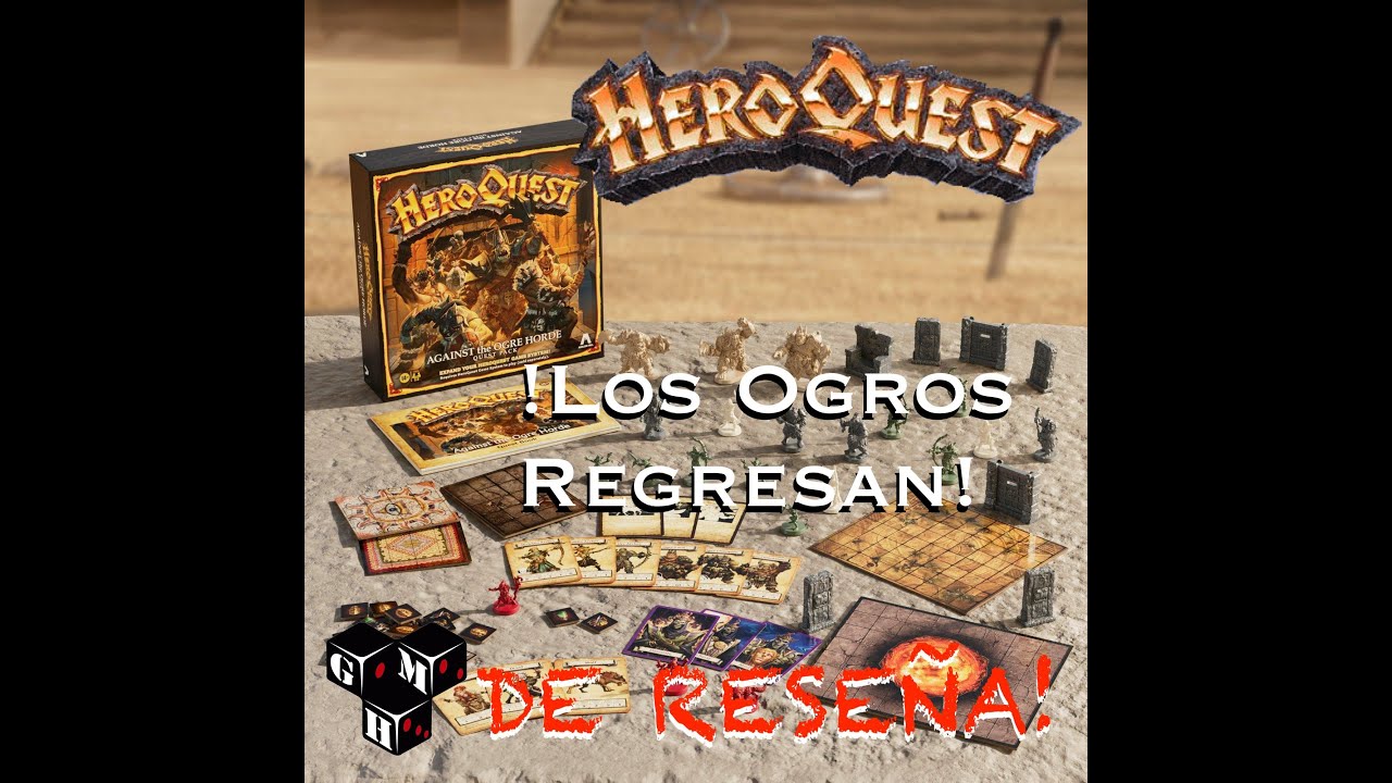 De Reseña! HEROQUEST - Against The Ogre Horde expansión