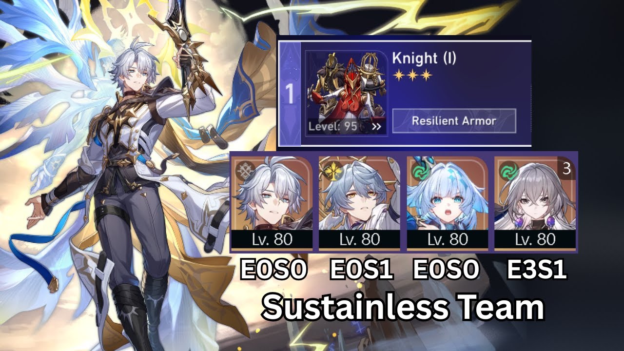 Knight I E0S0 Phainon Sustainless Team | Anomaly Arbitration | Honkai: Star Rail V3.6