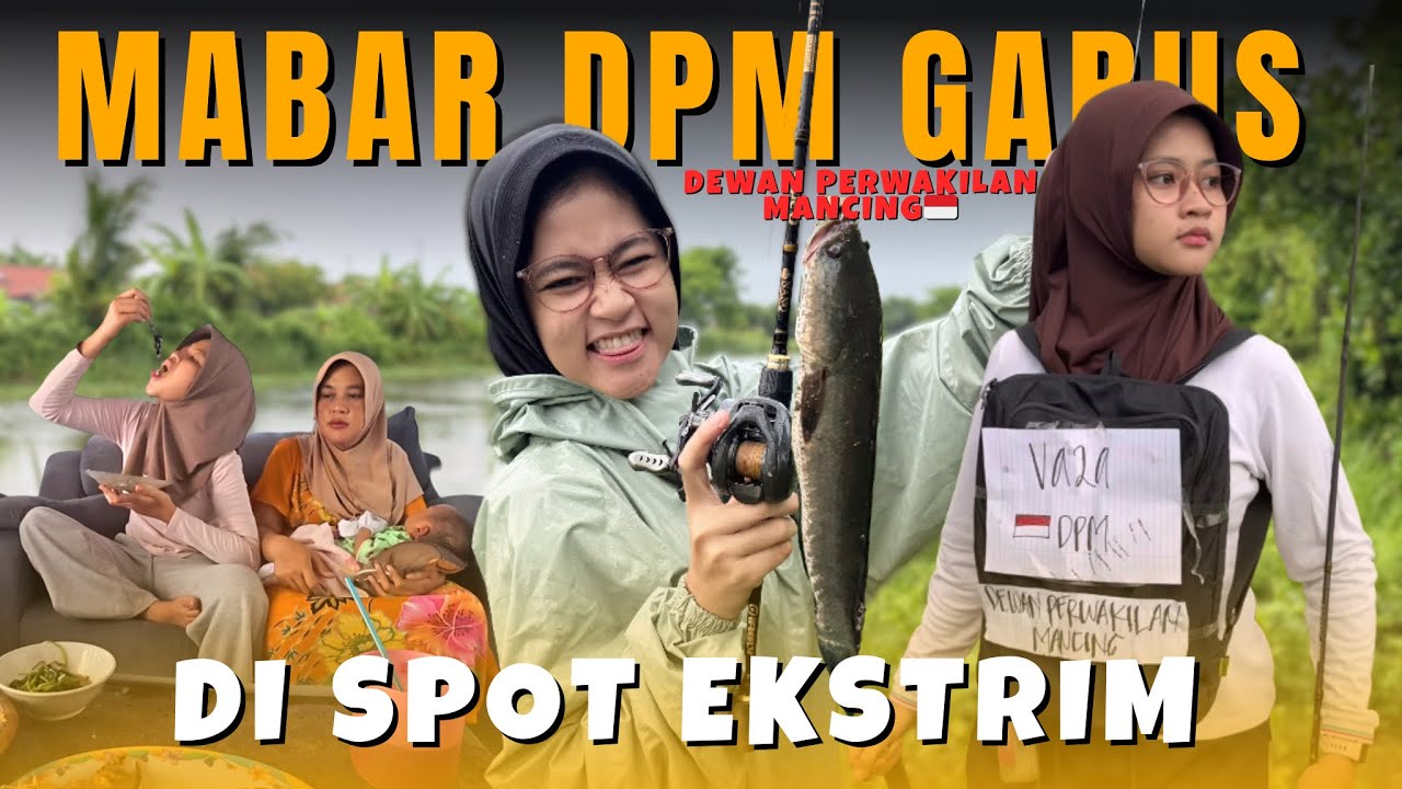 MABAR‼️ BERBURU MANCING IKAN GABUS SAMPAI HUJAN UNTUK IBU HABIS OPERASI MELAHIRKAN