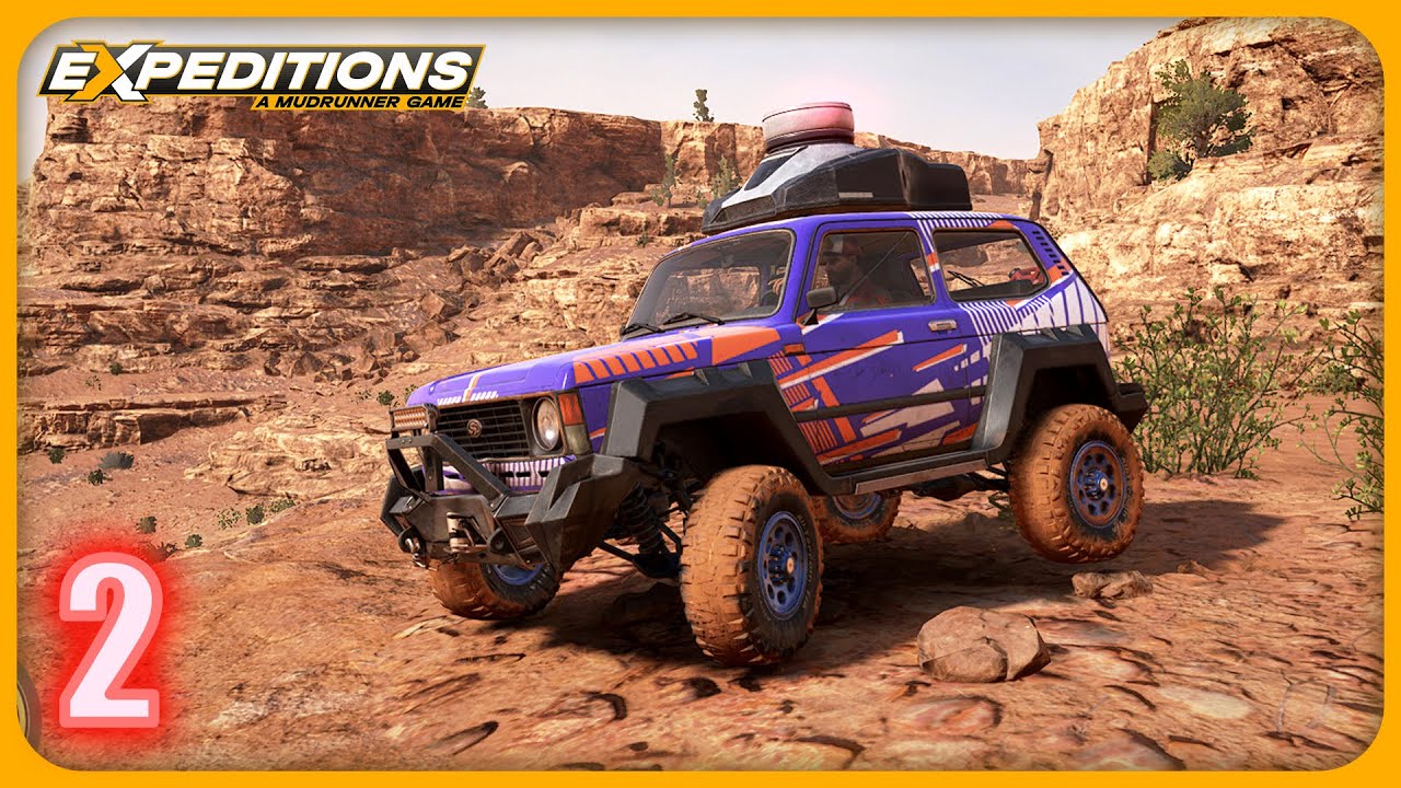 EXPEDITIONS A MudRunner Game Gameplay Part 2 (Nearby Areas)