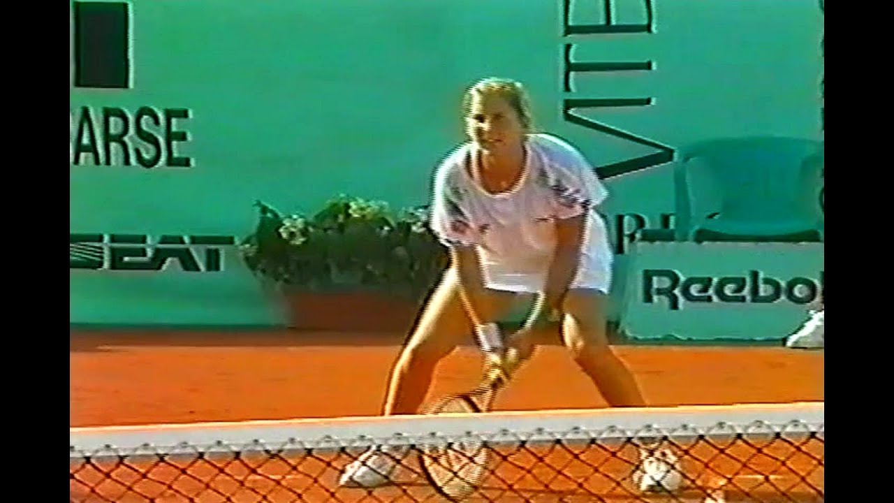 Monica Seles vs. Mary Pierce Barcelona 1992 QF 🧡