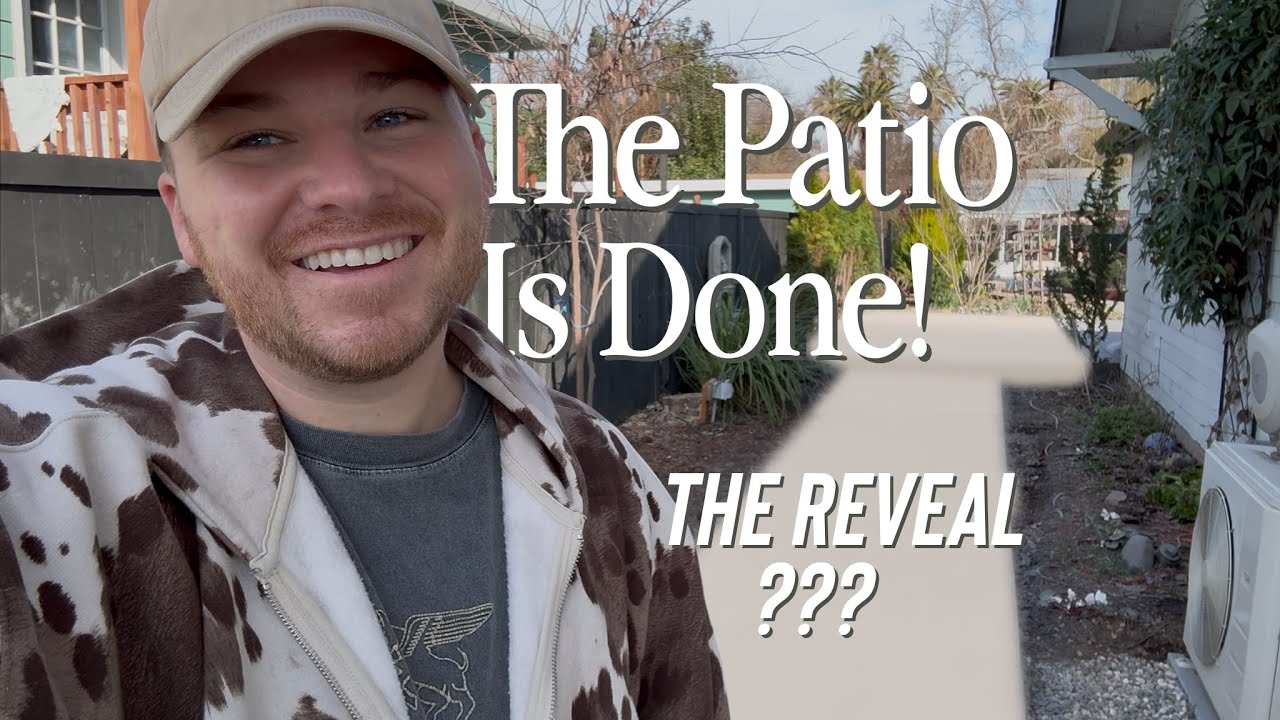 Grand Reveal, 2 Days Of Pouring The Patio🏡 || Visit Our Garden