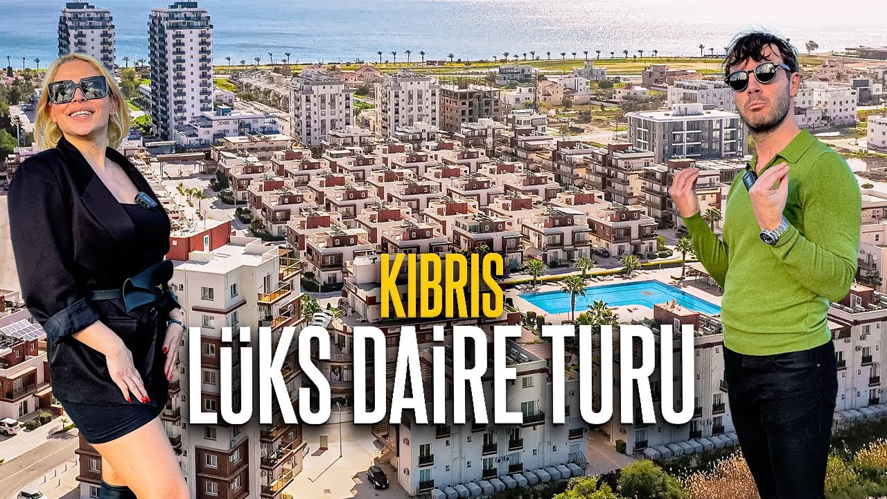 KIBRIS'IN EN ÜNLÜ SAHİLİNDE LÜKS DAİRELERİ GEZİYORUZ!
