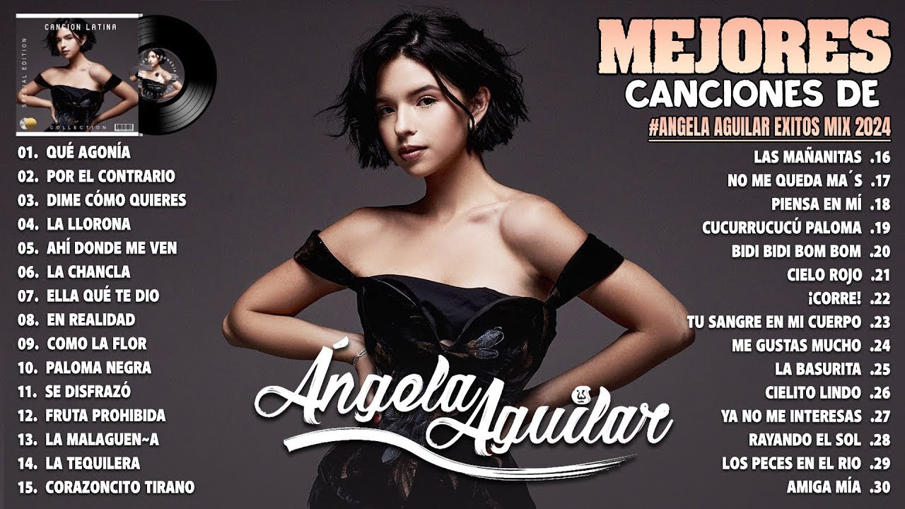 Angela Aguilar Mix Exitos 2024 - Las Mejores Canciones De Ángela Aguilar - Lo Mas Nuevo Estrenos