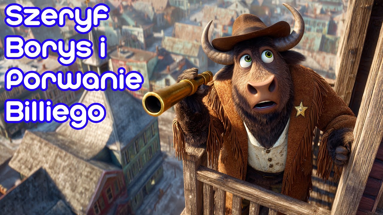 ⭐️ Szeryf Borys i Porwanie Billiego 👀 | Bajka do słuchania dla dzieci 🌙 | Słuchowisko 🎶