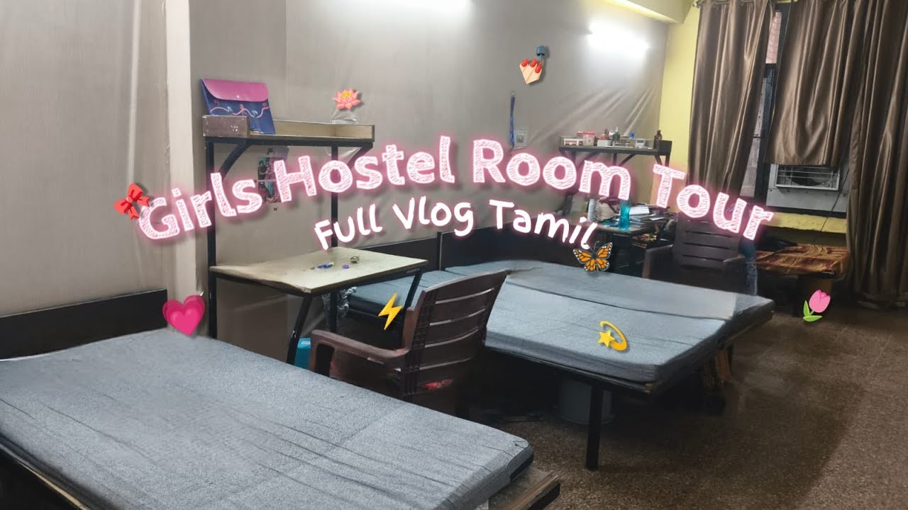 Lpu Girls Hostel -2 Room Tour Vlog Tamil