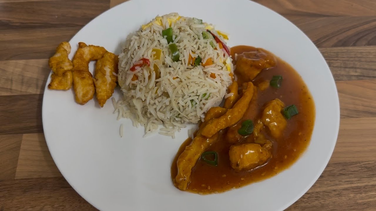 Chicken Manchurian with fried rice recipe - Zaika with Neelam 