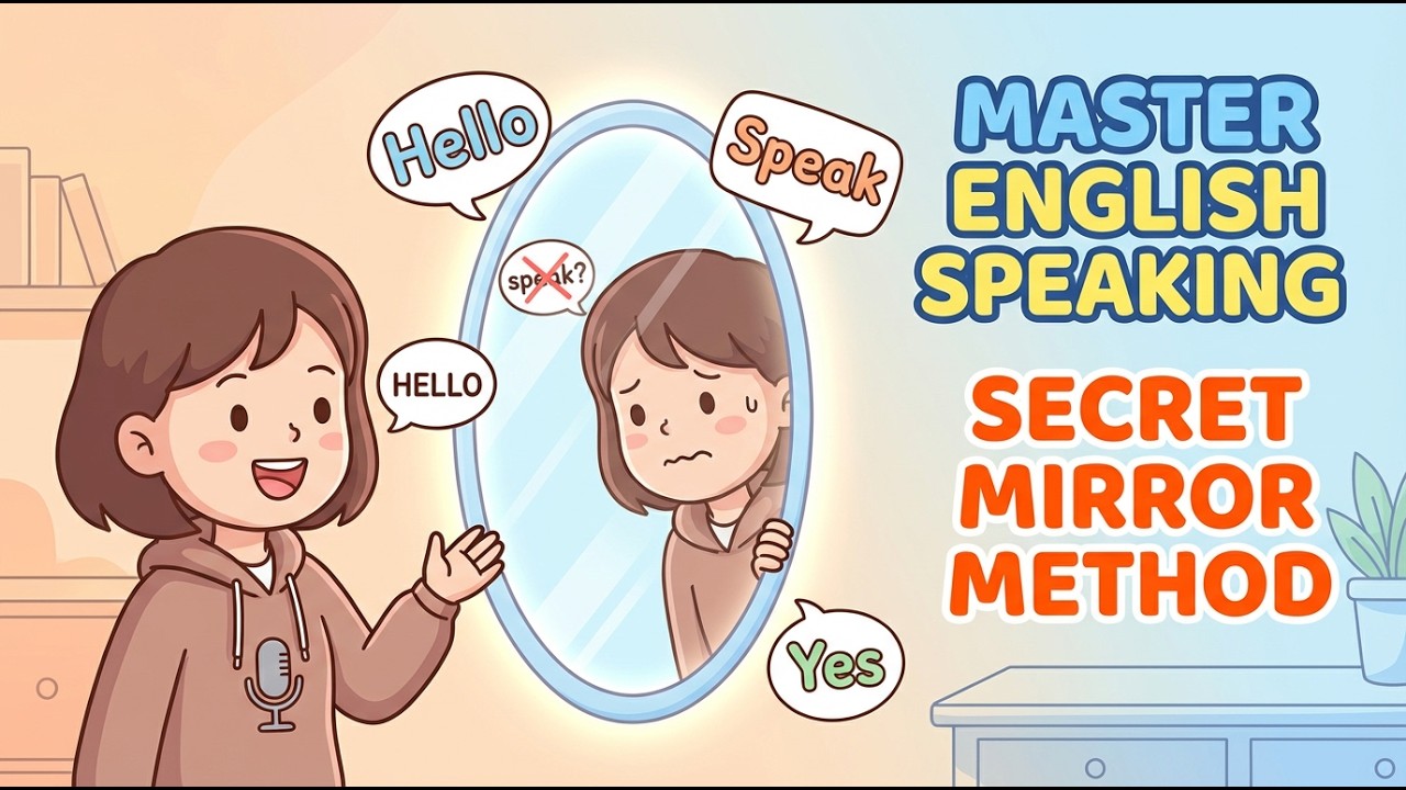 Master English Speaking | This Mirror Method Will Fix Your English-Speaking Fear | Shadow Technique.