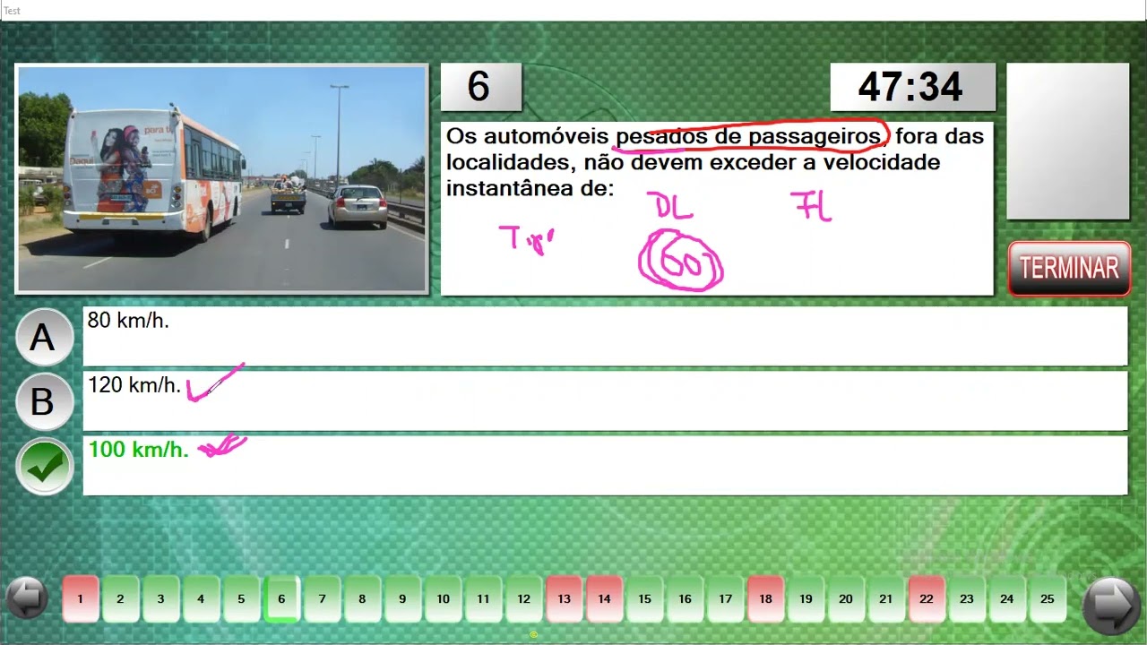 Limite de velocidade de automoveis pesados