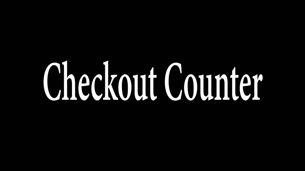 Supermarket(grocery store)  Checkout Counter Sound Effect 2