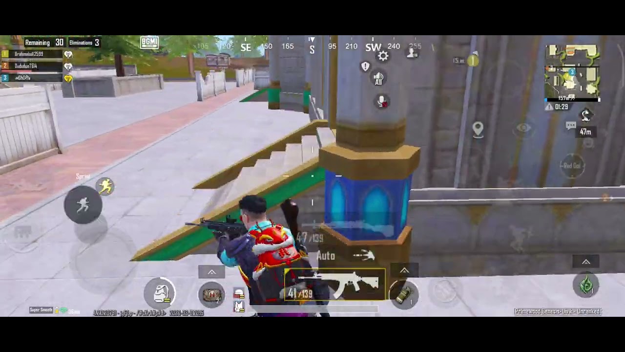 Double AKM ka bhokal ACE 23 rush gameplay #bgmi #minote12pro+ @JONATHANGAMINGYT 