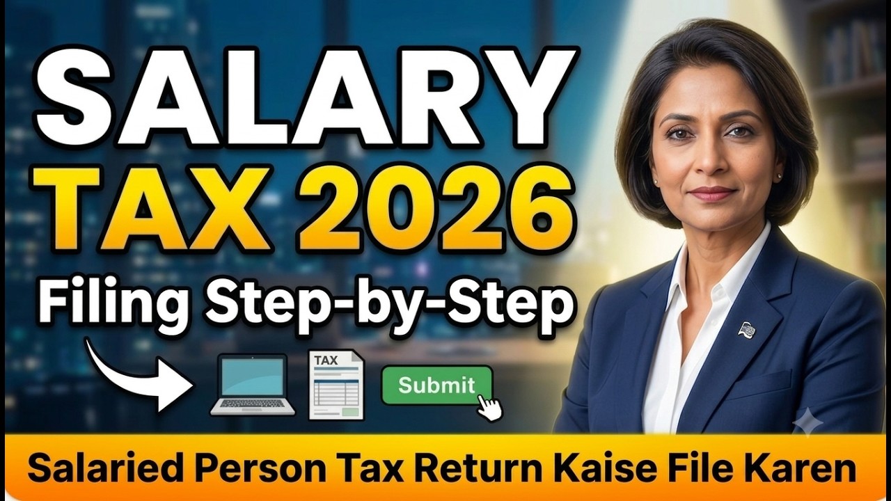 How to File Salary Income Tax Return Online 2026 | FBR Return Filing Step-by-Step Guide 2026