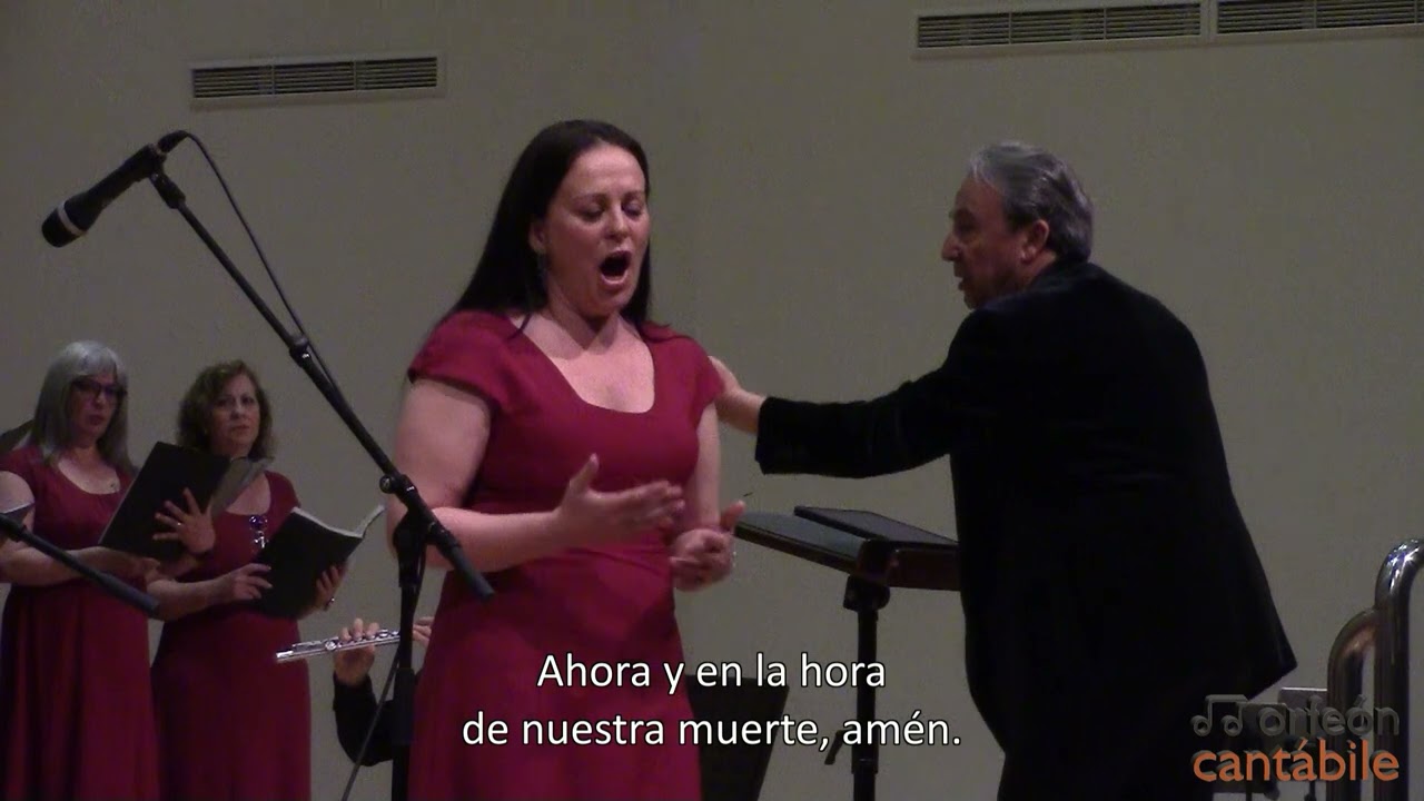 AVE MARÍA  W. Gómez - C. Catalá. ORFEÓN CANTÁBILE DE ALICANTE. María Carras. Almoradí 4-05-25