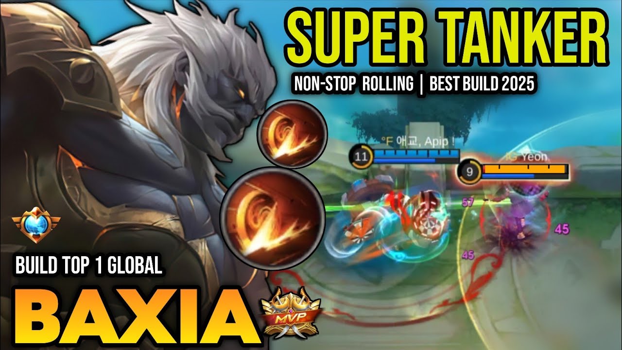 BAXIA BEST BUILD 2025 | BUILD TOP 1 GLOBAL BAXIA GAMEPLAY | MOBILE LEGENDS✓
