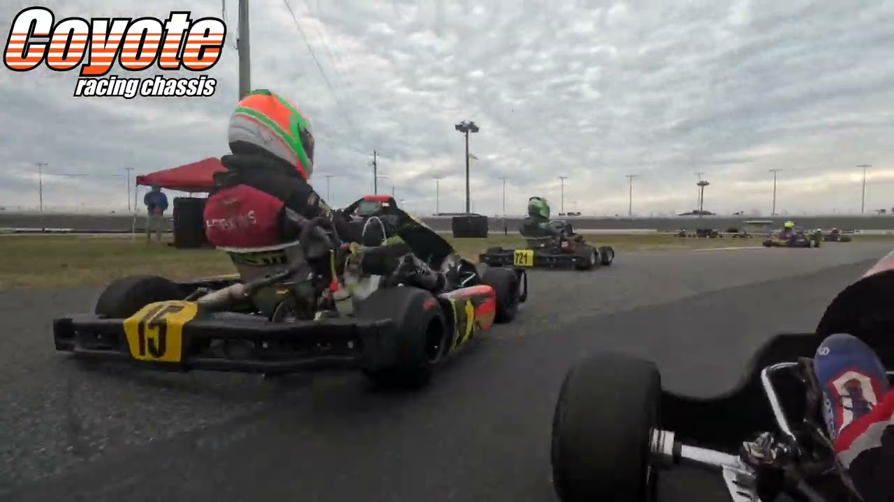2025 WKA Daytona Kartweek LO206 Senior 370# Pre-Final