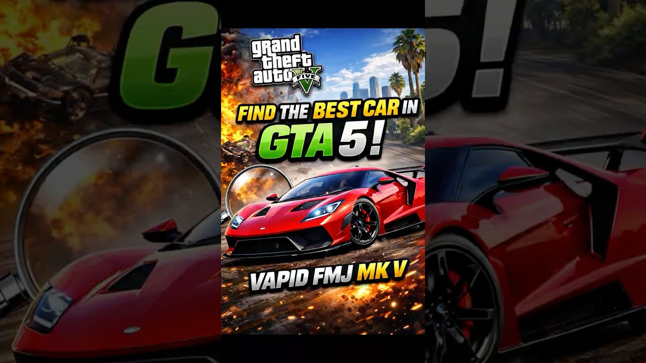 🚗 GTA 5 Best Car? | Vapid FMJ Mk V 🔥 